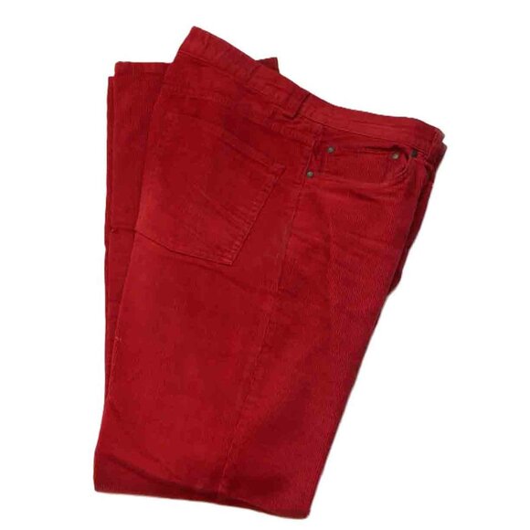 CHAPS Red Corduroy Pants Men's Size 32 X 32 - Picture 1 of 2